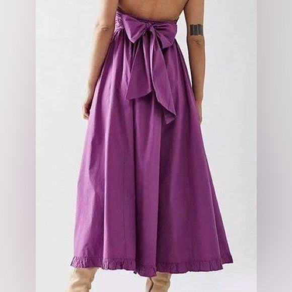 𝓯𝓹 Free People ~ Cohen Poplin Dress in Purple - Picture 5 of 17